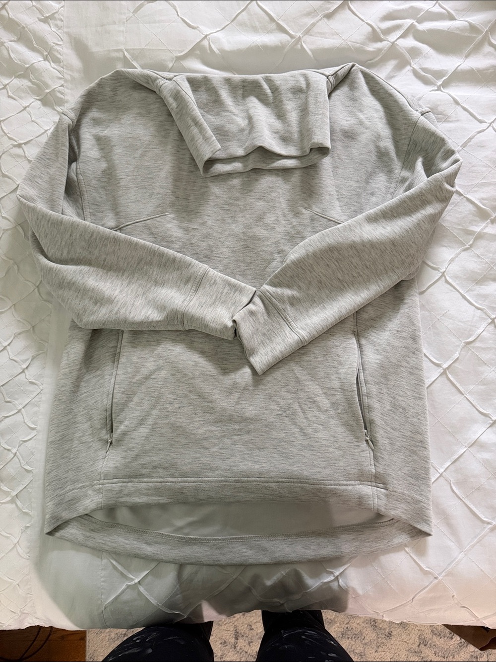 Danskin Light Heather Gray Active Pullover